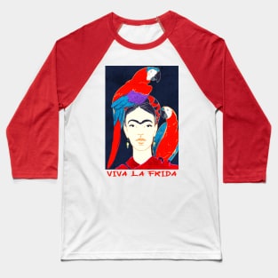 FRIDA KAHLO Mexican Feminist portrait Art poster Baseball T-Shirt